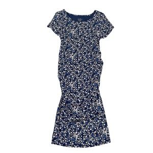 Isabel Maternity by Ingrid & Isabel Blue Floral Midi Dress